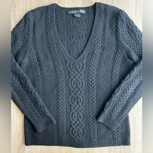 Ralph Lauren Black Label Cable Knit Sweater